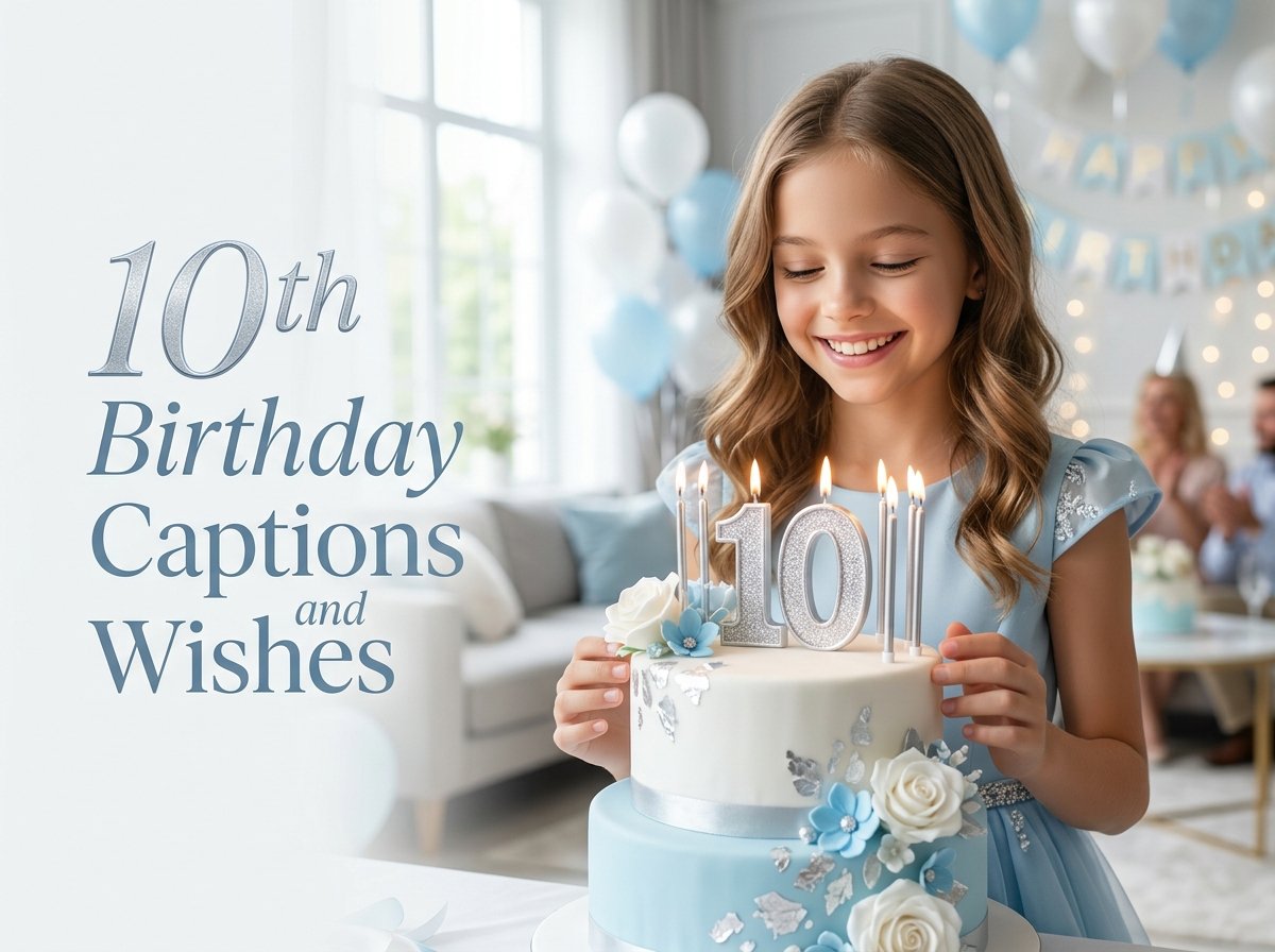 10th Birthday Captions and Wishes