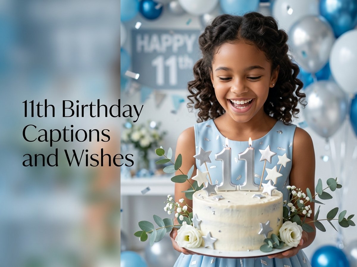 11th Birthday Captions and Wishes