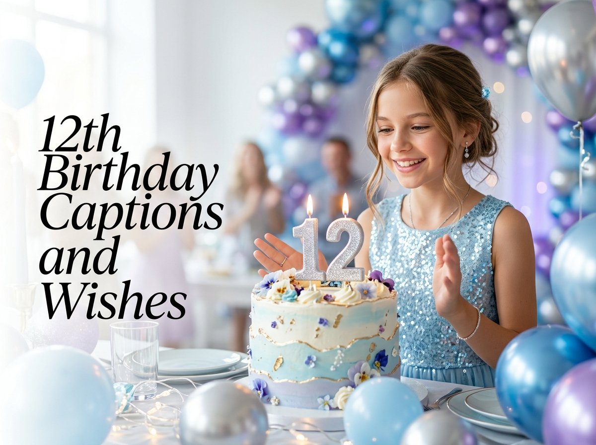 12th Birthday Captions and Wishes