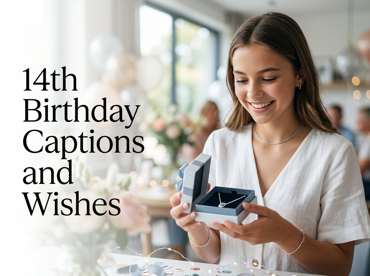 14th Birthday Captions and Wishes