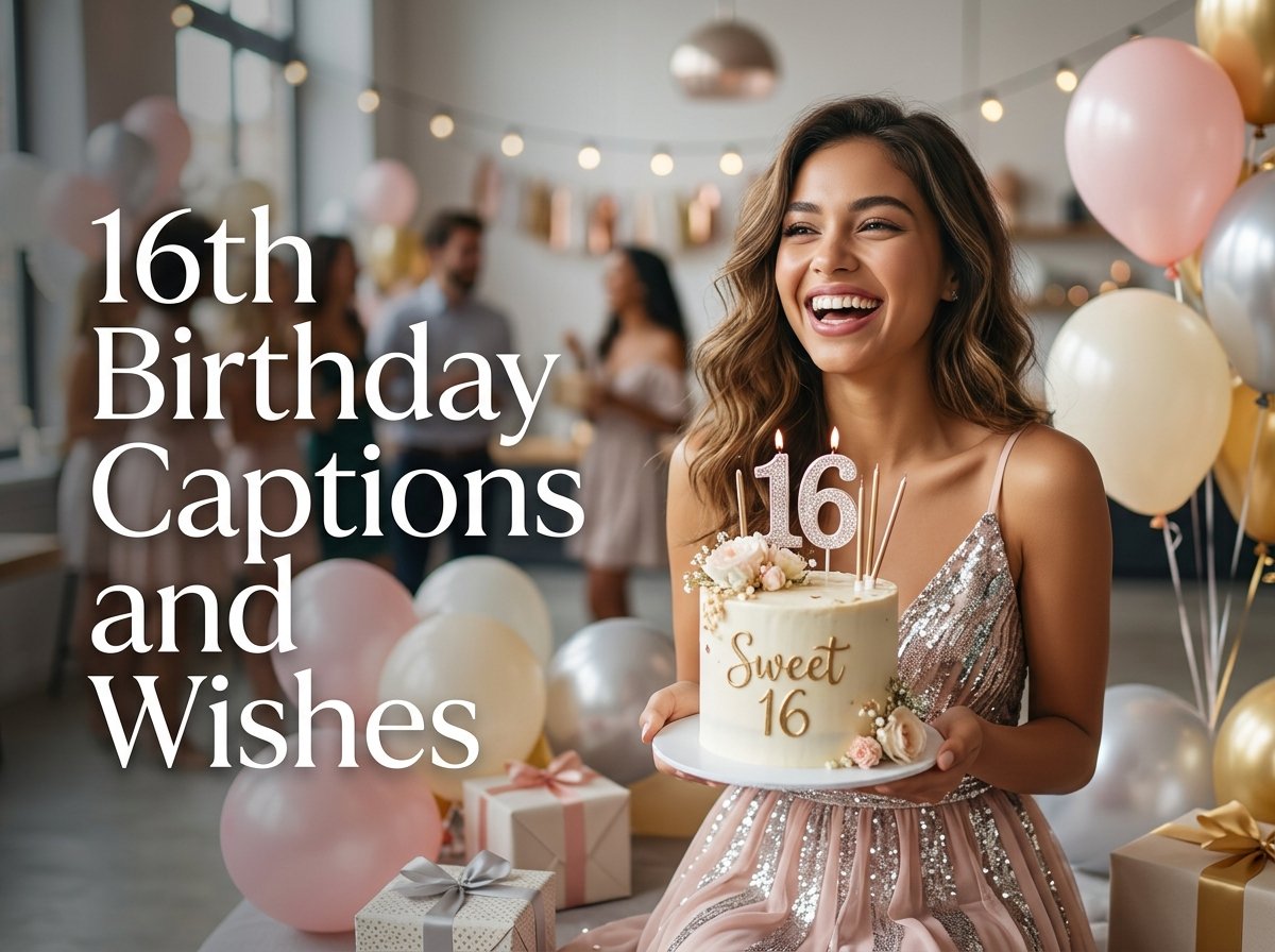 16th Birthday Captions and Wishes