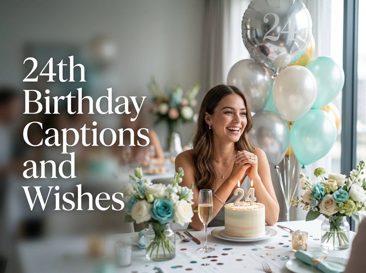 24th Birthday Captions and Wishes