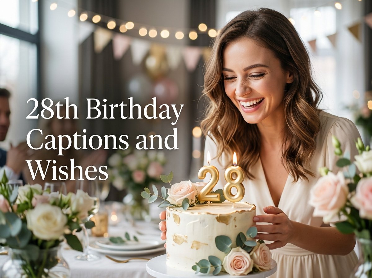 28th Birthday Captions and Wishes