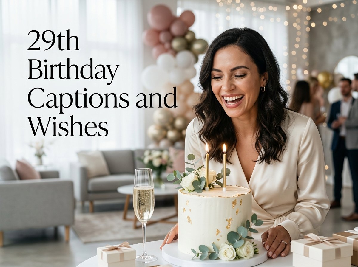 29th Birthday Captions and Wishes