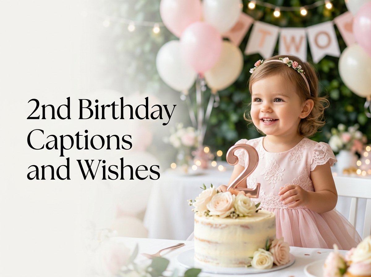 2nd Birthday Captions and Wishes