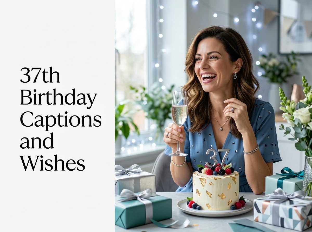 37th Birthday Captions and Wishes