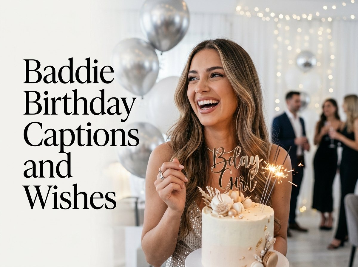 Baddie Birthday Captions and Wishes