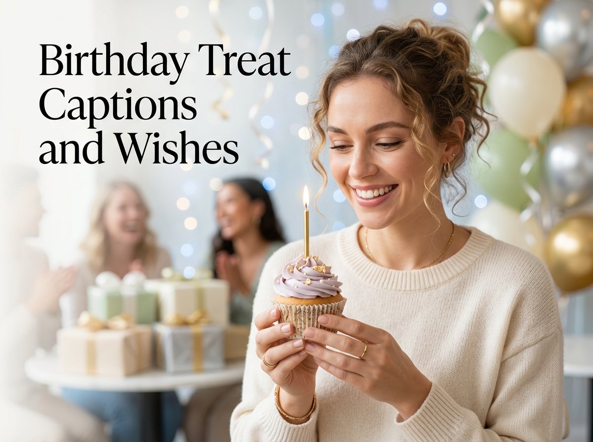 Birthday Treat Captions and Wishes