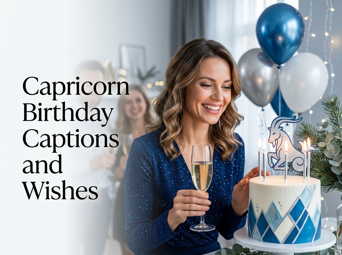 Capricorn Birthday Captions and Wishes