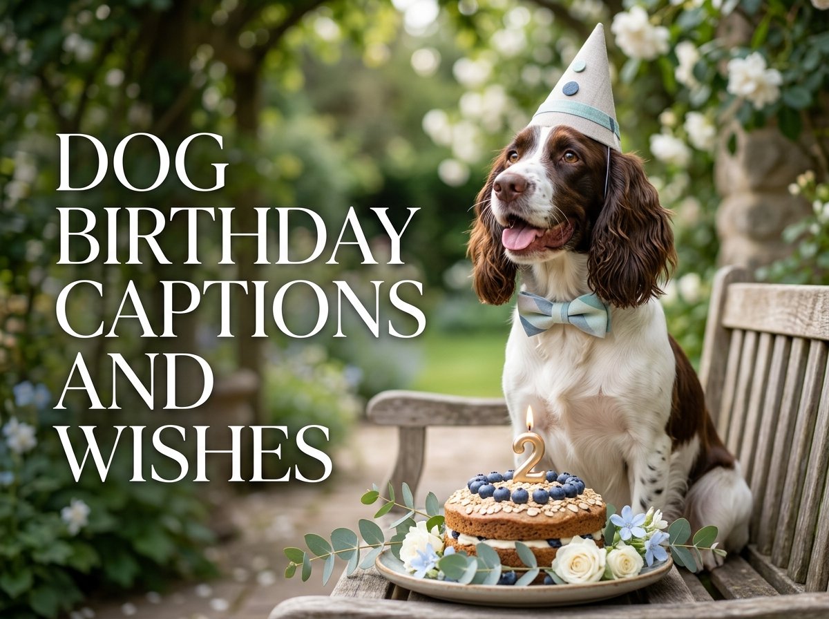 Dog Birthday Captions and Wishes