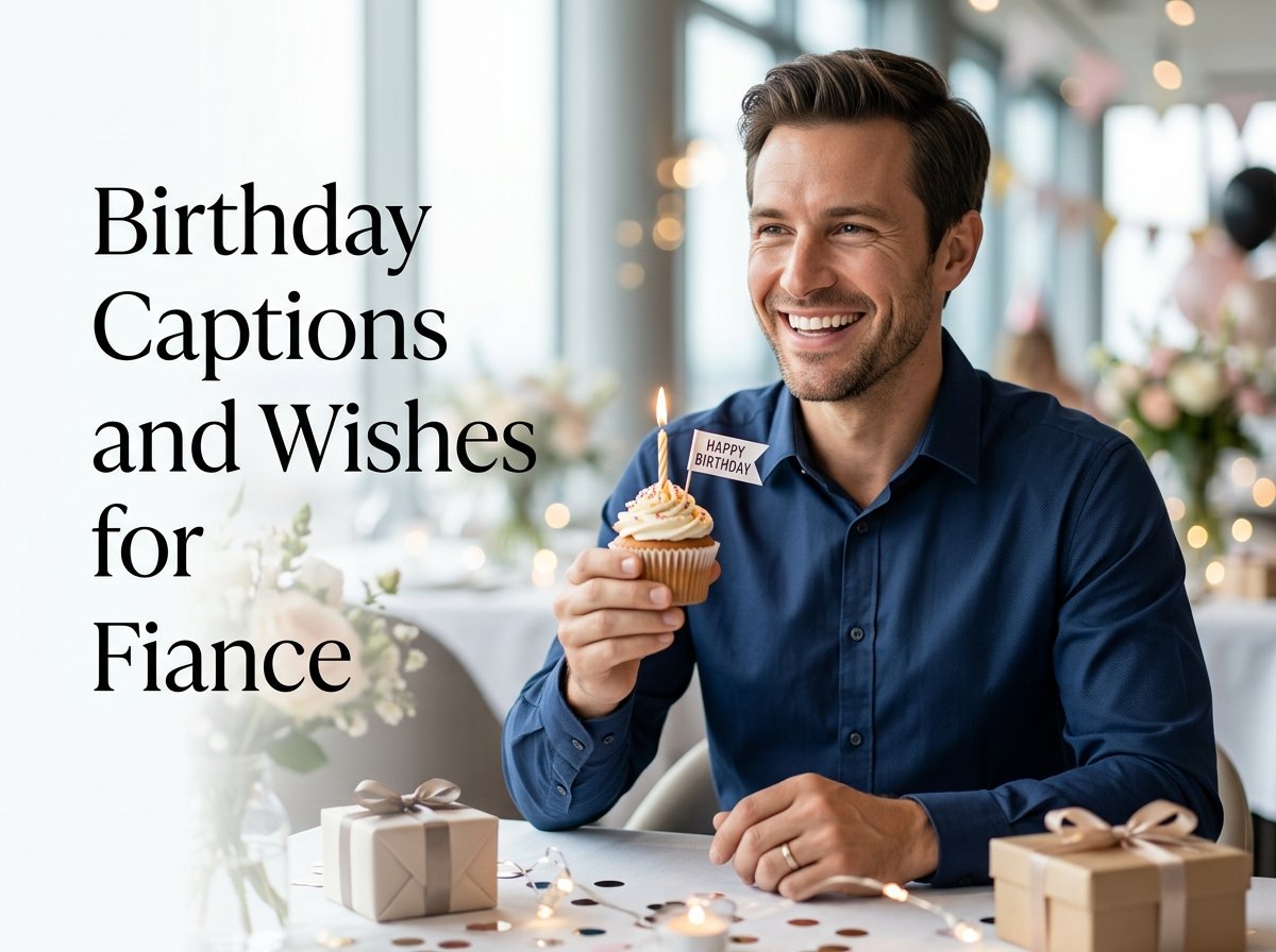 Birthday Captions and Wishes for Fiance