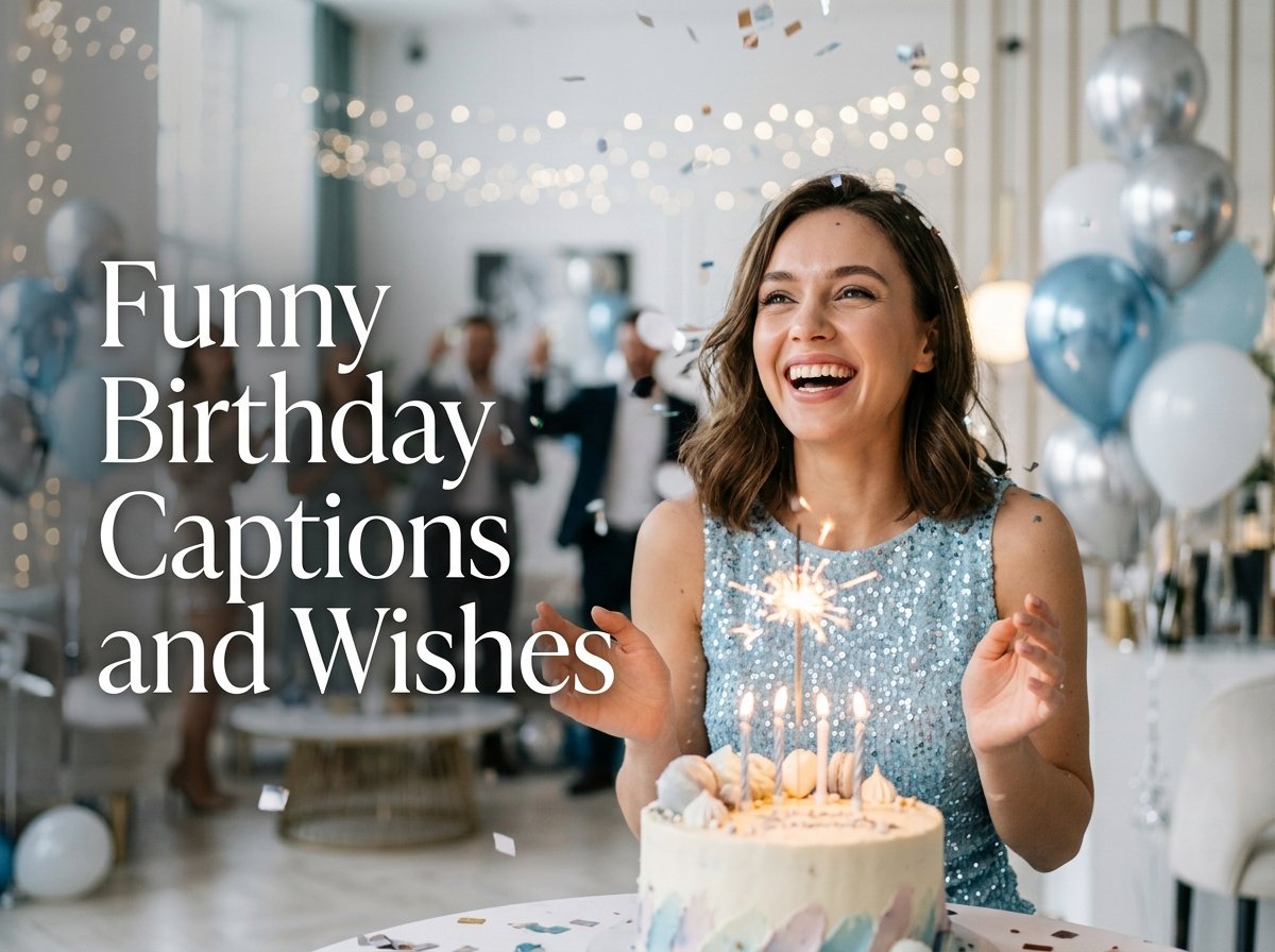 Funny Birthday Captions and Wishes