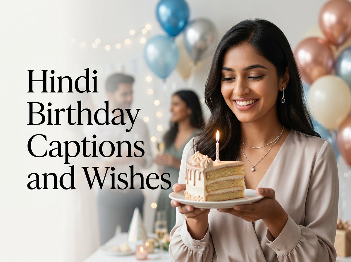 Hindi Birthday Captions and Wishes