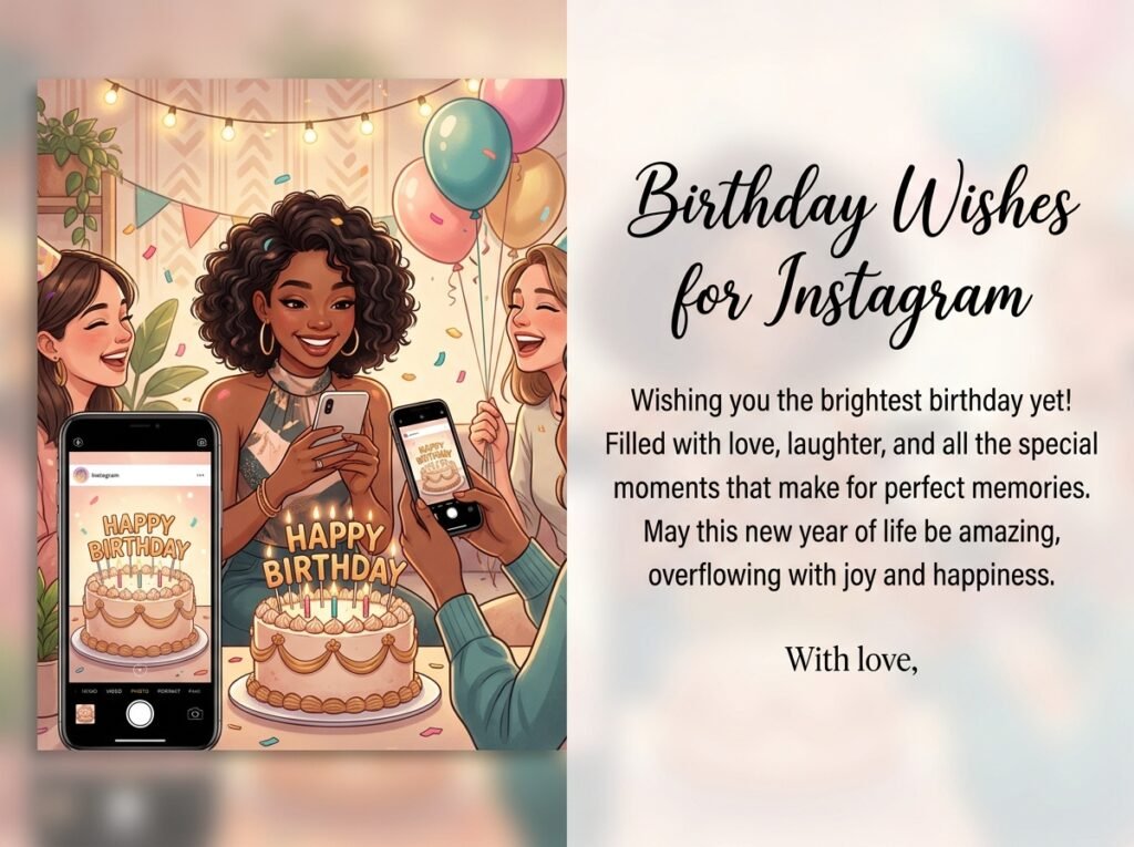 Birthday Captions and Wishes for Instagram