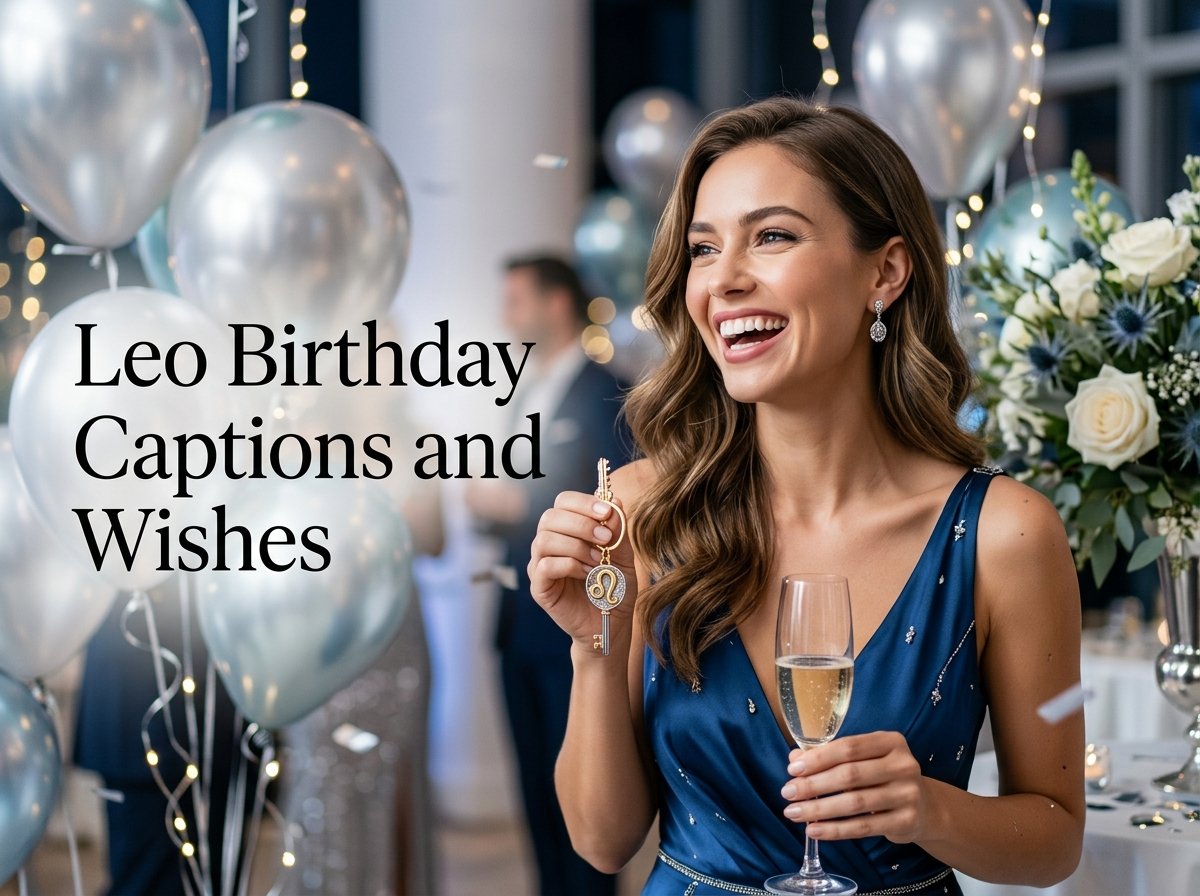Leo Birthday Captions and Wishes