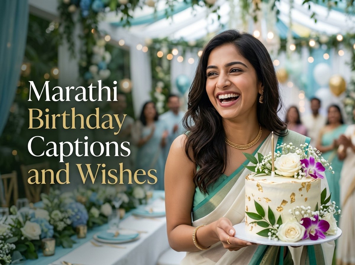 Marathi Birthday Captions and Wishes