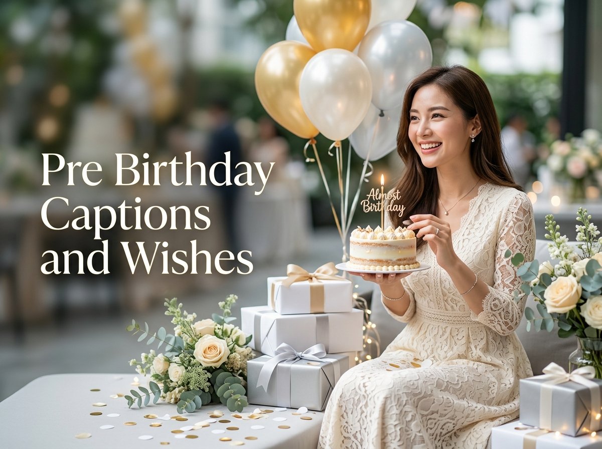 Pre Birthday Captions and Wishes