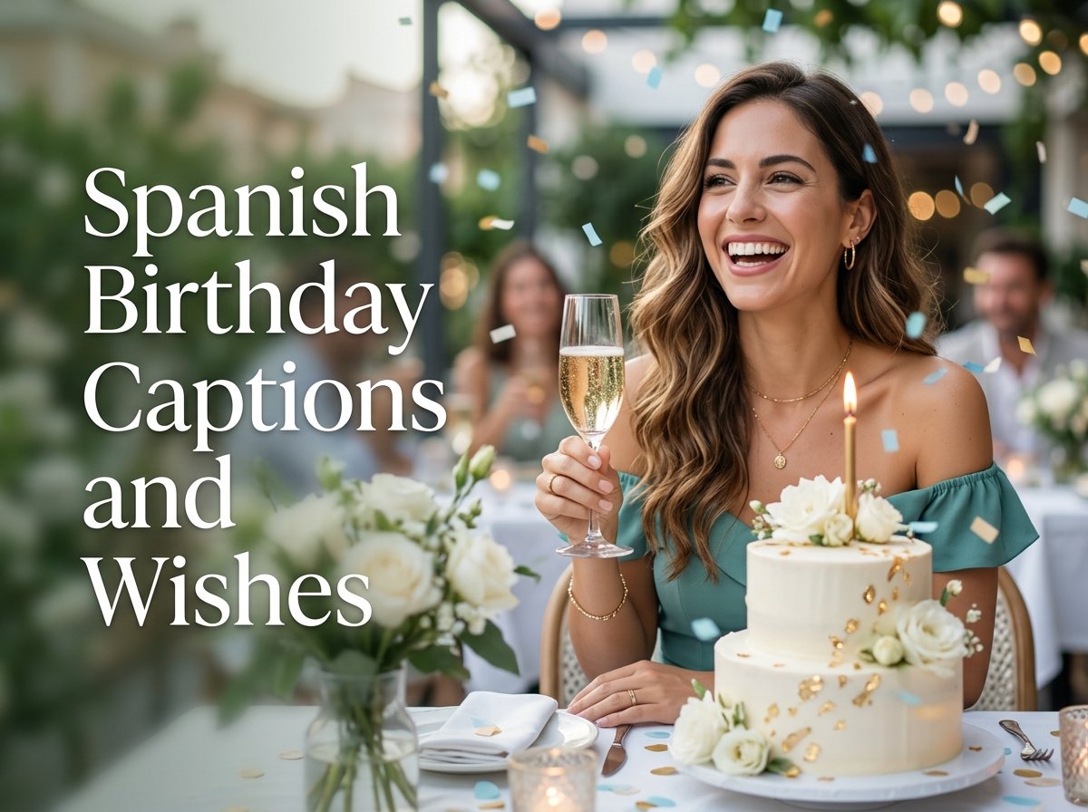 Spanish Birthday Captions and Wishes