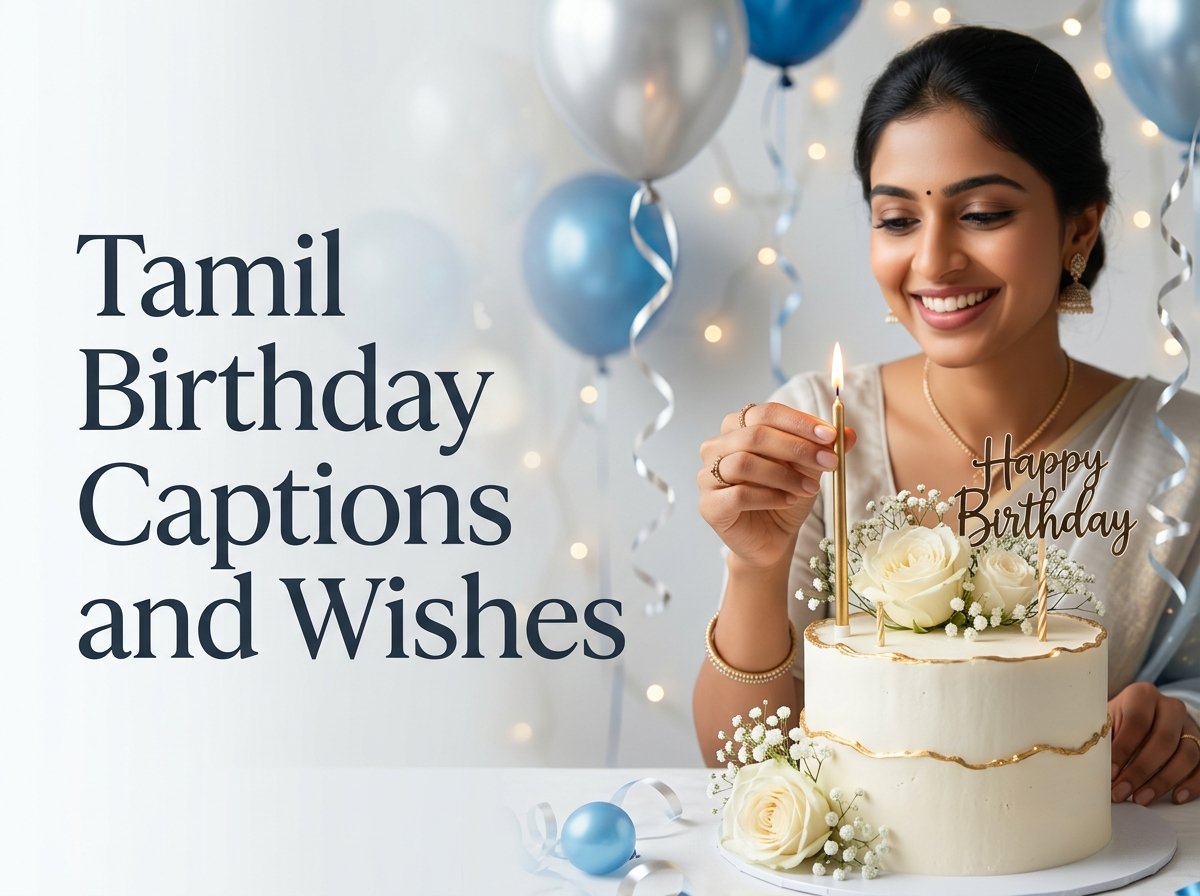 Tamil Birthday Captions and Wishes