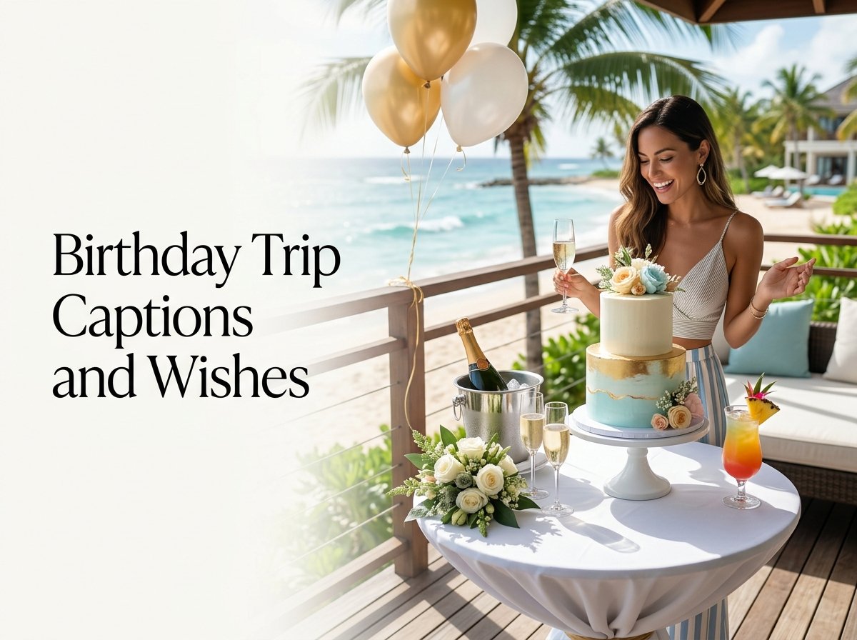 Birthday Trip Captions and Wishes