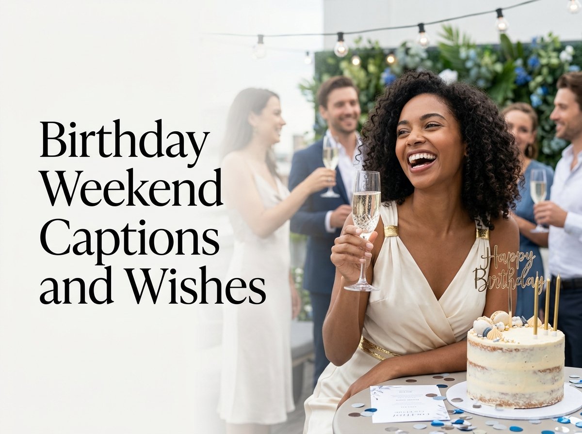 Birthday Weekend Captions and Wishes